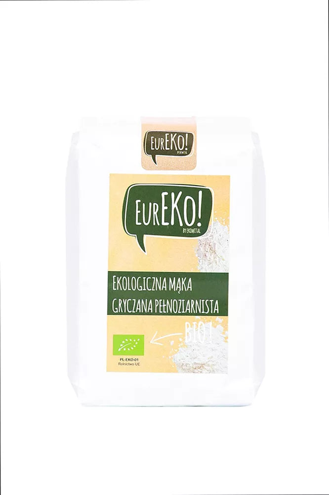 EUREKO Mąka gryczana pełnoziarnista 500 g - BIO