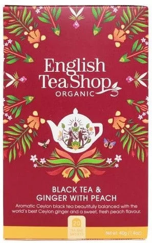 ENGLISH TEA SHOP Herbata czarna cejlońska (20x2,25) BIO 45 g