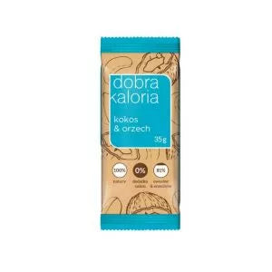 DOBRA KALORIA Baton owocowy chrupiący orzech (35g)