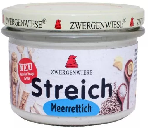 ZWERGENWIESE Pasta słonecznikowa z chrzanem bezglutenowa (180 g) - BIO