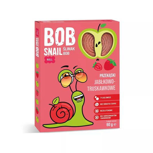 BOB SNAIL Przekąska jabłko - gruszka 60 g