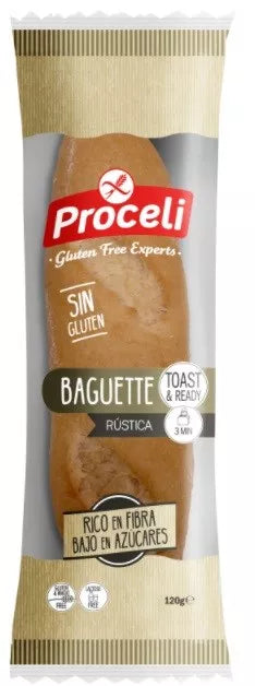 PROCELI Bagietka do zapiekania bezglutenowa bez laktozy (120 g)