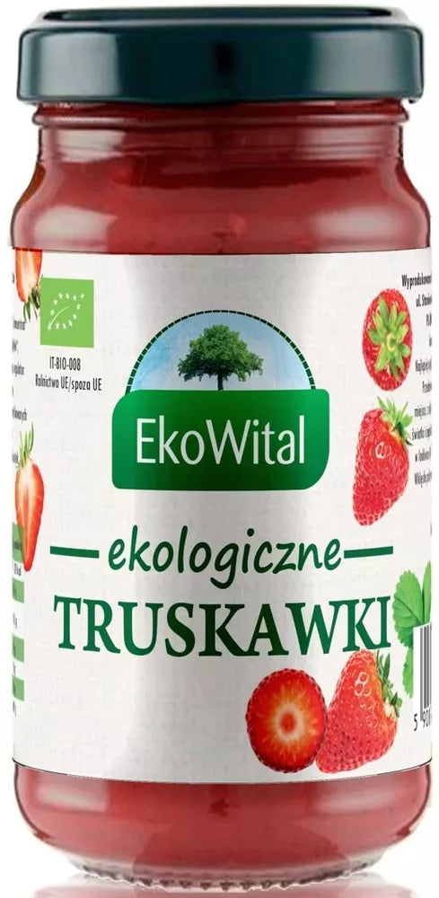 EKO WITAL Mus truskawkowy bez dodatku cukru (250 g) - BIO
