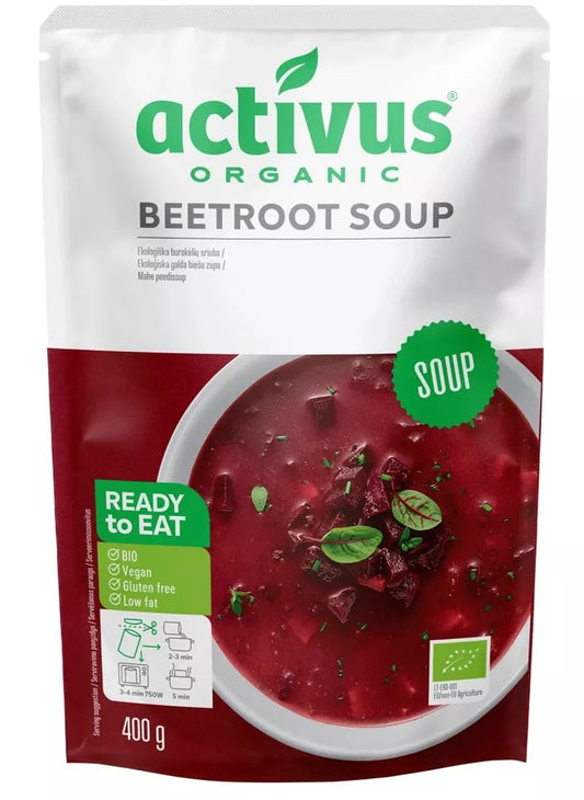 ACTIVUS Zupa krem z marchwi z mlekiem kokosowym (400 g) - BIO
