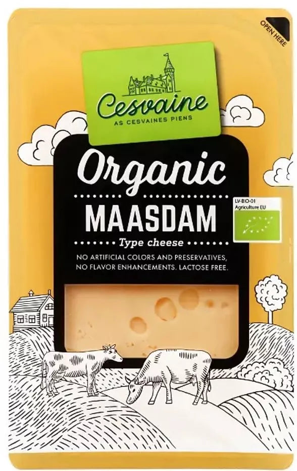 *CESVAINE Ser maasdam w plastrach (125 g) - BIO