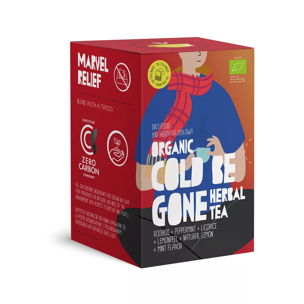 DIET-FOOD Herbatka na przeziębienie (Cold be Gone) (20 x 1,5 g) (30 g) - BIO
