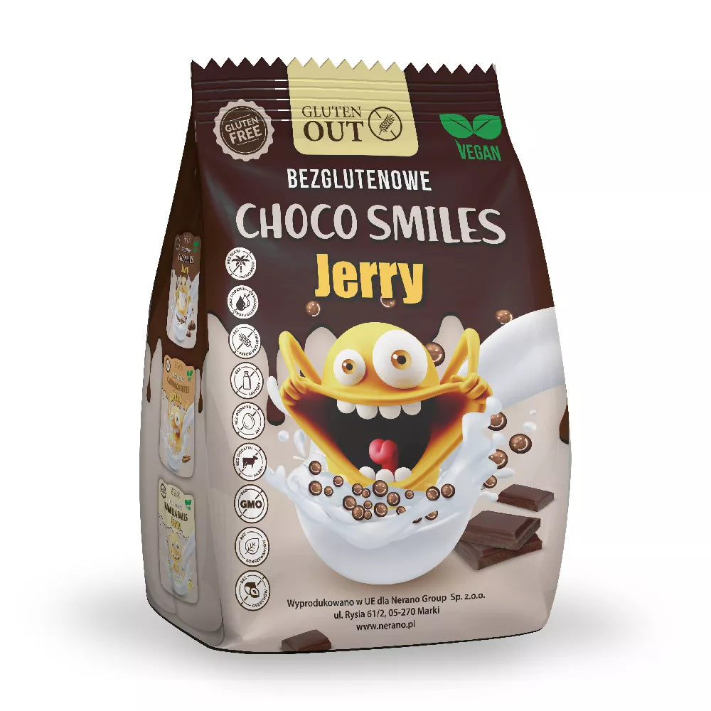 GLUTEN OUT Buźki śniadaniowe z kakao bezglutenowe (375g)