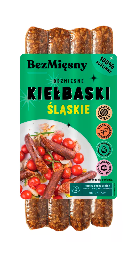 *BEZMIĘSNY Bezmięsne kiełbaski śląskie (180g)