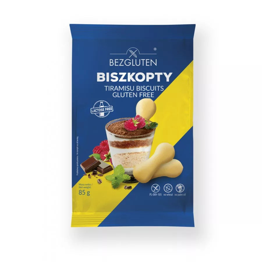 BEZGLUTEN Biszkopty bezglutenowe języczki (85 g)