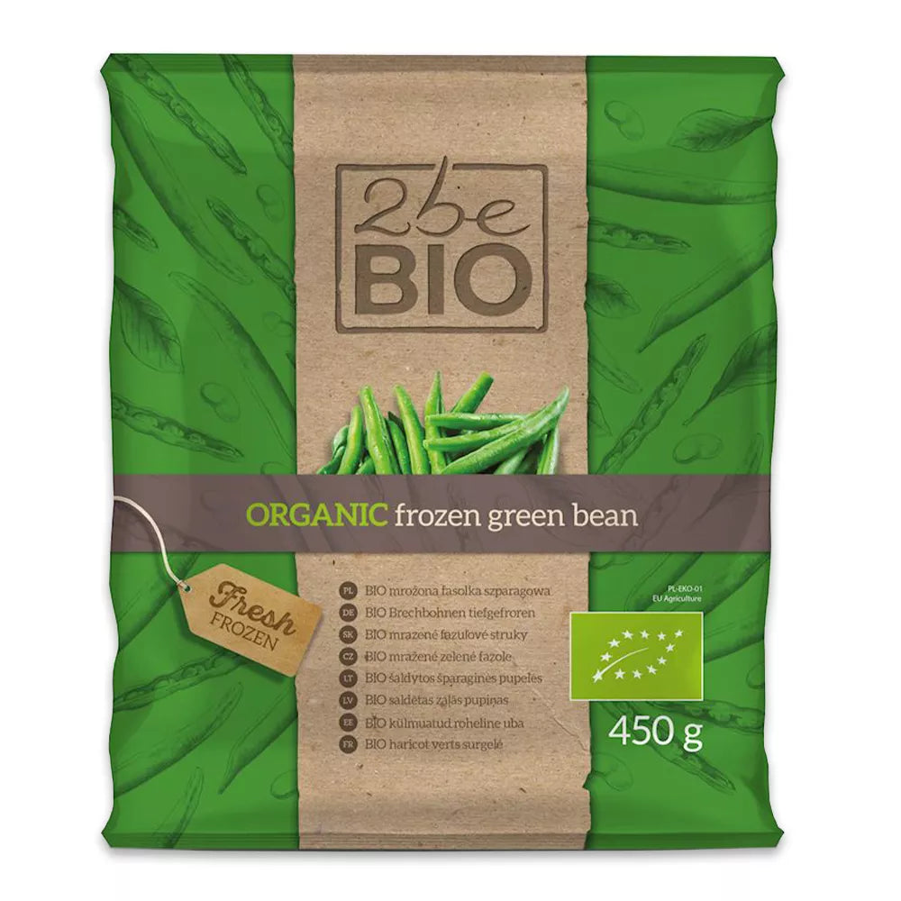 ***2beBIO Fasolka szparagowa ekologiczna mrożona (450g) - BIO (f)