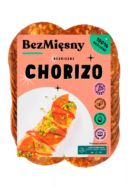 *BEZMIĘSNY Bezmięsne kabanosy chilli (160g)