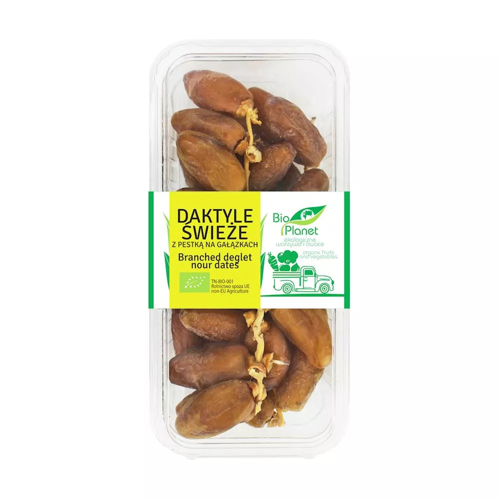*BIO PLANET Daktyle świeże z pestką (na gałązce) (250g) - BIO