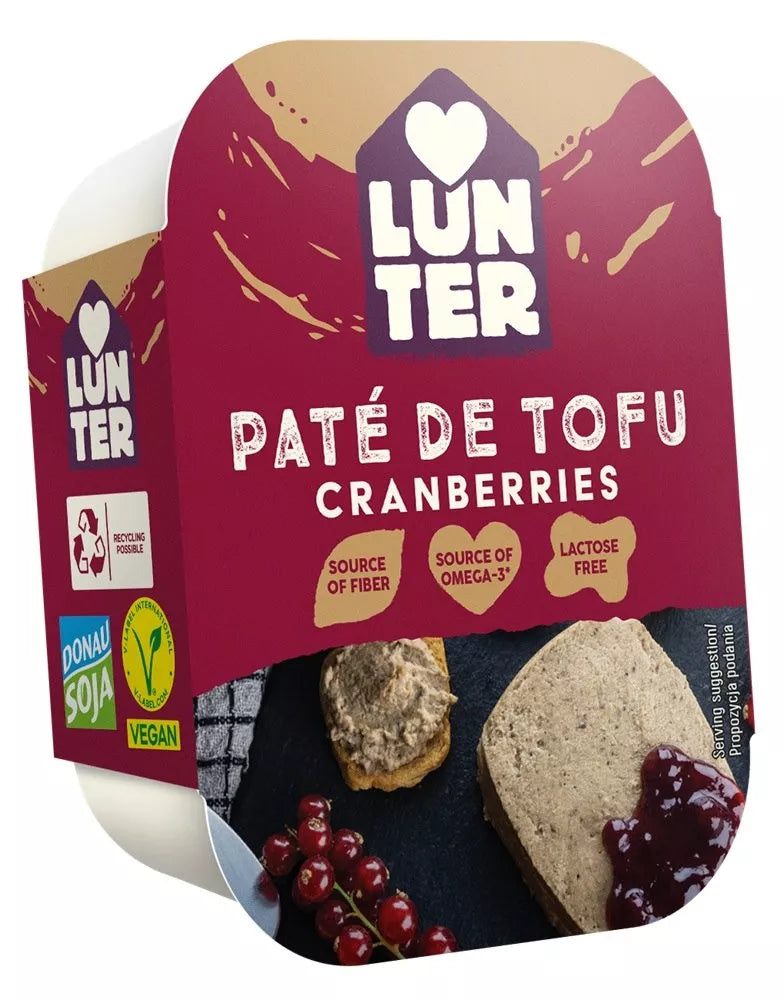 *LUNTER Pasta pasztet z tofu z żurawiną (150 g)