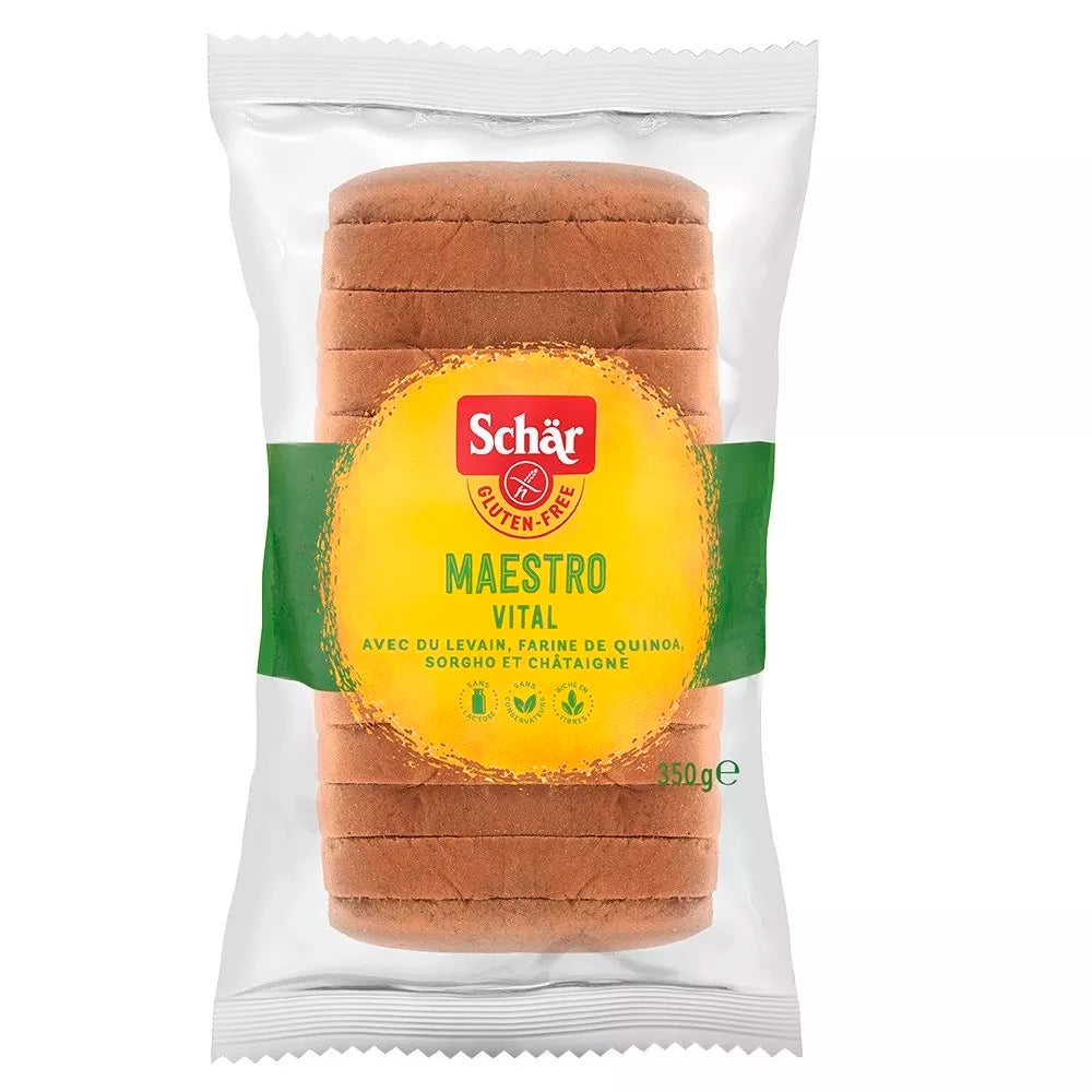 SCHAR Chleb wieloziarnisty bezglutenowy, bez laktozy - Maestro Vital (350g)