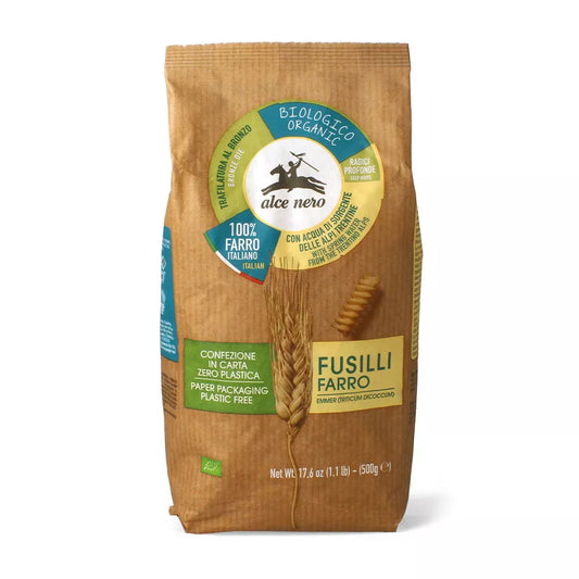 ALCE NERO Makaron (z płaskurki) spaghetti (500g) - BIO
