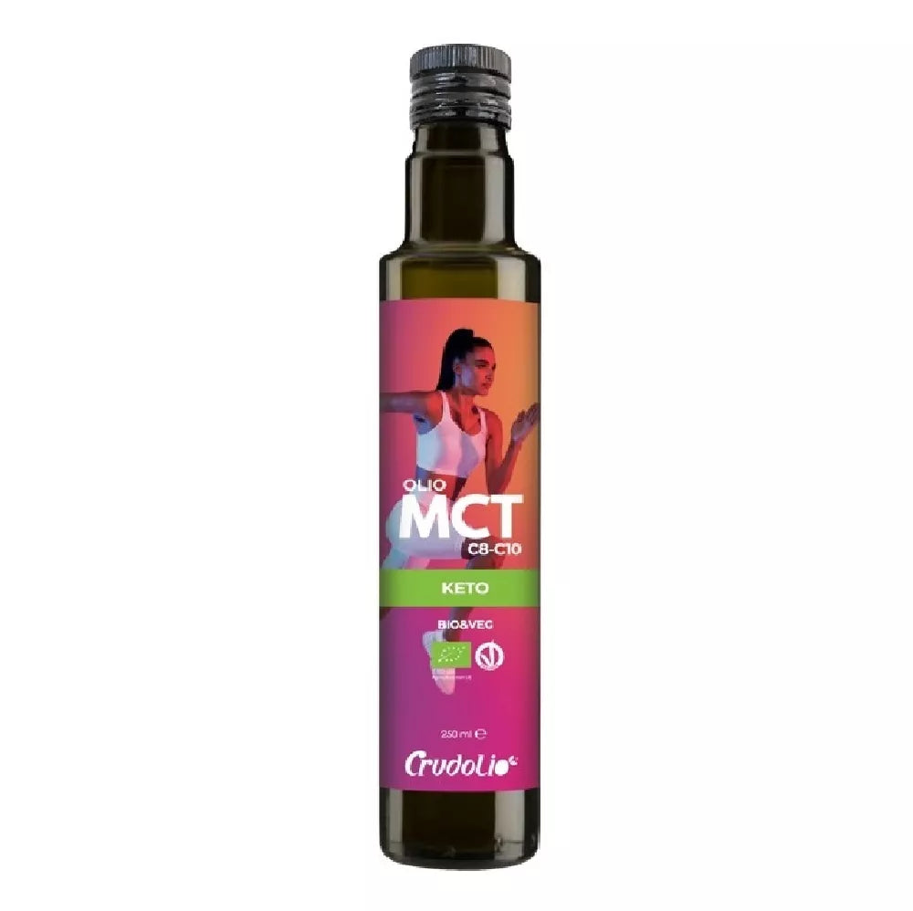 CRUDOLIO Olej kokosowy MCT KETO (250 ml) - BIO