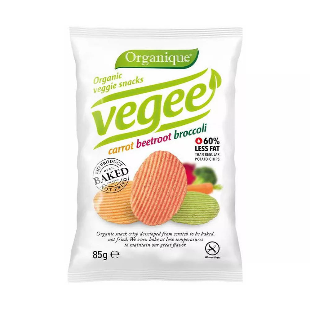 ORGANIQUE Chipsy warzywne wegetariańskie bezglutenowe (85g) - BIO