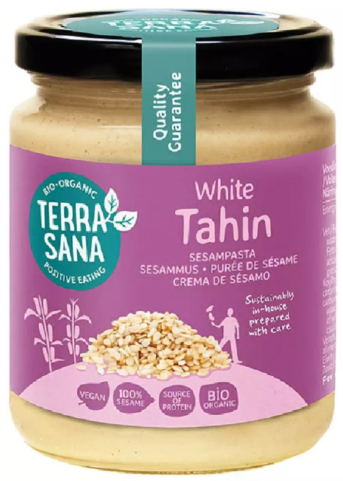 TERRASANA Tahina biała pasta sezamowa (250 g) - BIO