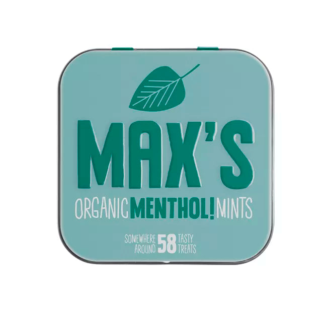MAX'S ORGANIC Miętuski miętowe menthol mints bezglutenowe (35 g) - BIO