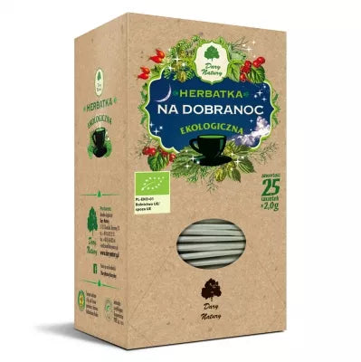 DARY NATURY Herbatka na dobranoc bio (25x2g) (50g)