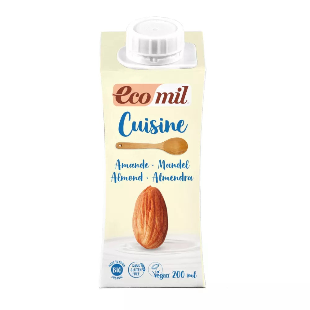 ECOMIL Migdałowa alternatywa dla śmietany (200 ml) - BIO