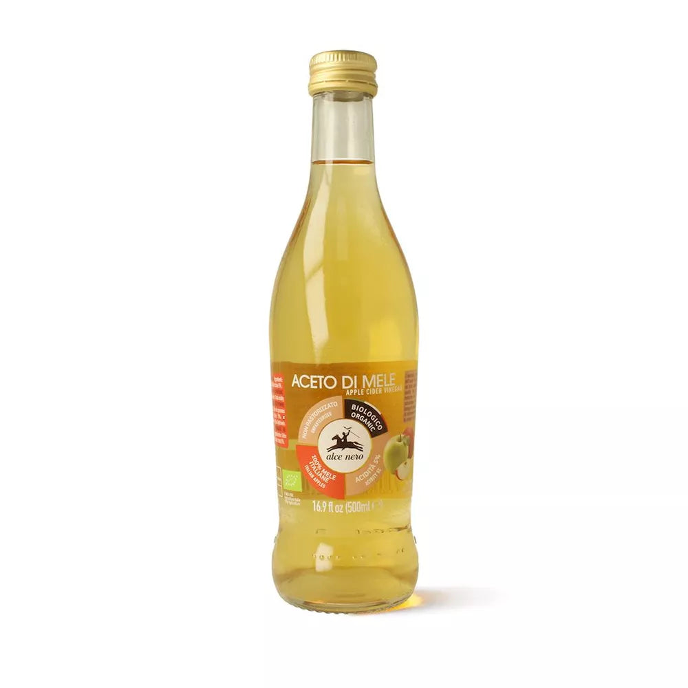 ALCE NERO Ocet jabłkowy filtrowany (500ml) - BIO