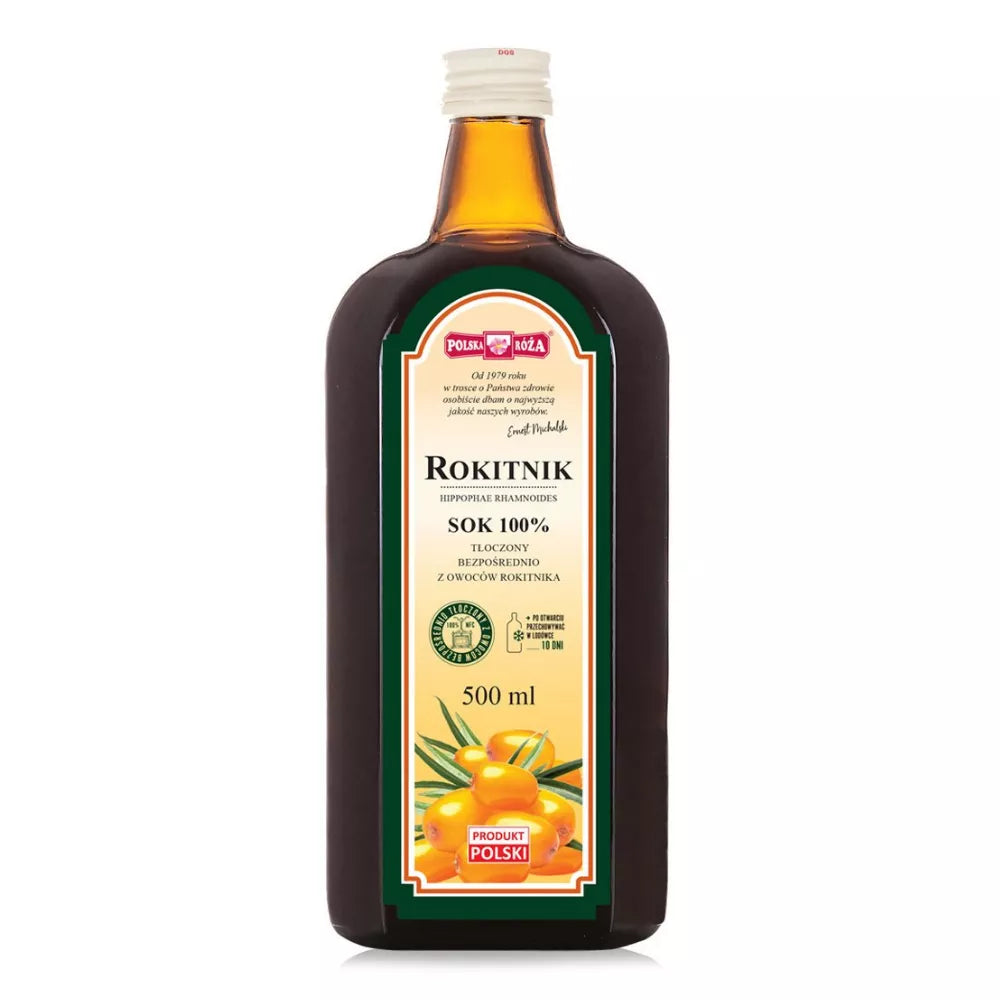 POLSKA RÓŻA Sok z rokitnika 100% (500ml)