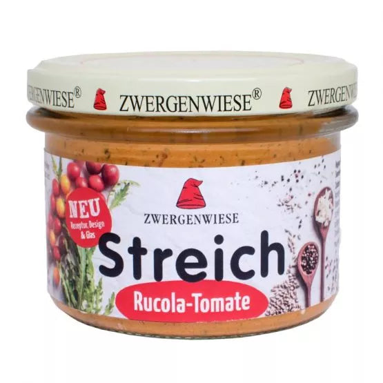 ZWERGENWIESE Pasta słonecznikowa z pomidorami i rucolą (180g) - BIO