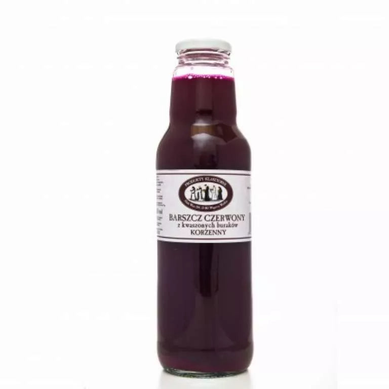 PRODUKTY KLASZTORNE Barszcz czerwony z kwaszonych buraków korzenny (750 ml)
