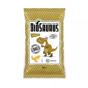 BIOSAURUS Chrupki kukurydziane z ketchupem (50g) - BIO