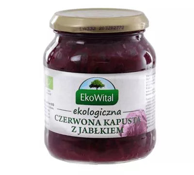 EKOWITAL Kapusta kiszona z marchewką 680 g (500 g) - BIO