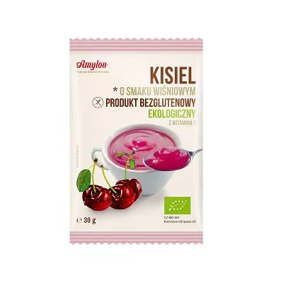 AMYLON Kisiel o smaku cytrynowym bezglutenowy (30g) - BIO