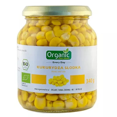 ORGANIC Groszek zielony konserwowy ekologiczny 350 g (230 g) - BIO