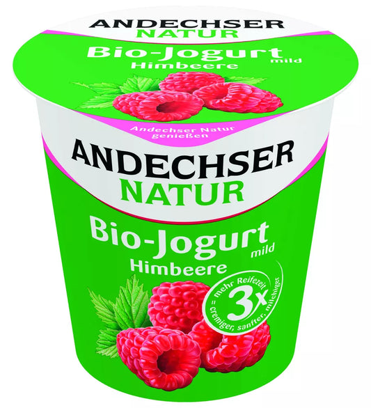*ANDECHSER Jogurt ekologiczny malinowy 3,8% tłuszczu (150g) - BIO