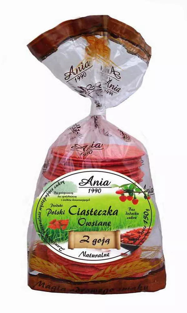 ANIA Ciasteczka owsiane z goją B/C 150 g