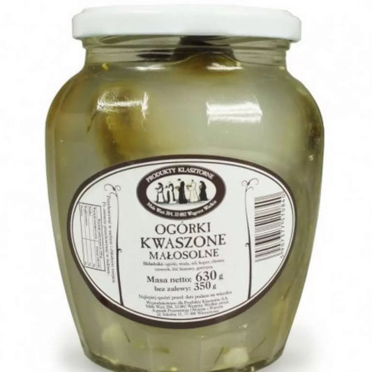 PRODUKTY KLASZTORNE Ogórki konserwowe 680 g / 360 g