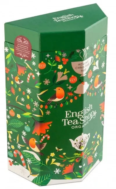 ENGLISH TEA SHOP Zestaw herbat kalendarz adwentowy - Blue (25x2g; 50g) - BIO