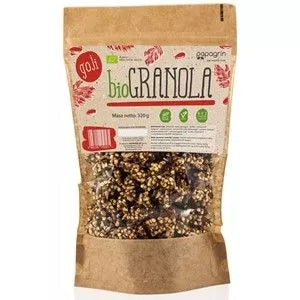 PAPAGRIN Granola z goji bezglutenowa (320g) - BIO