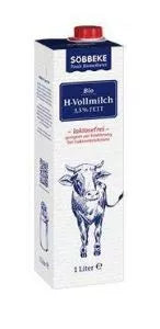 *SOBBEKE Mleko bez laktozy (3,5% tłuszczu) (1 L) - BIO