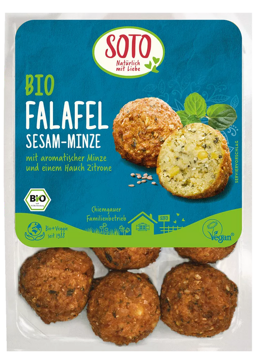 *SOTO Falafele wegańskie z miętą i sezamem (220g) - BIO