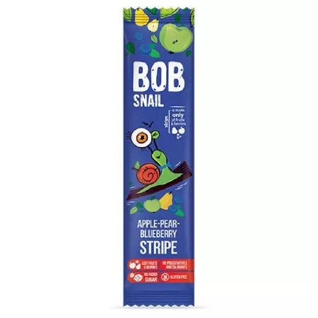 BOB SNAIL Przekąska jabłkowo-truskawkowa (14g)