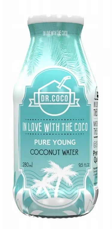 DR.COCO Woda kokosowa w puszce (330 ml) - BIO