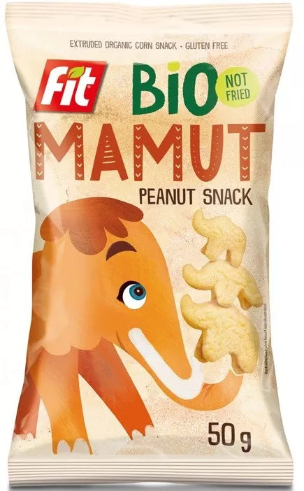BIO MAMUT Chrupki kukurydziane z solą morską bezglutenowe (50g) - BIO