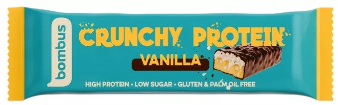 BOMBUS Baton Crunchy Protein waniliowy bezglutenowy (50g)