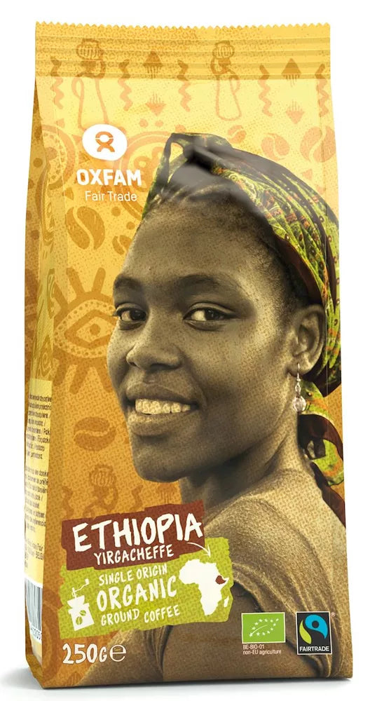 OXFAM Kawa mielona arabica 100 % Yirgacheffe Etiopia (250 g) -  BIO Fair Trade