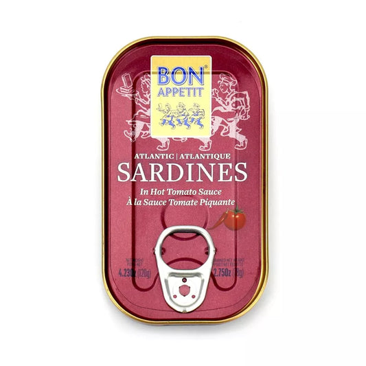 BON APPETIT  Sardynki portugalskie w pikantnym sosie pomidorowym (120 g/78 g)