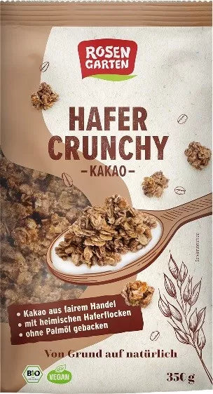 ROSENGARTEN Crunchy owsiane (350 g) - BIO