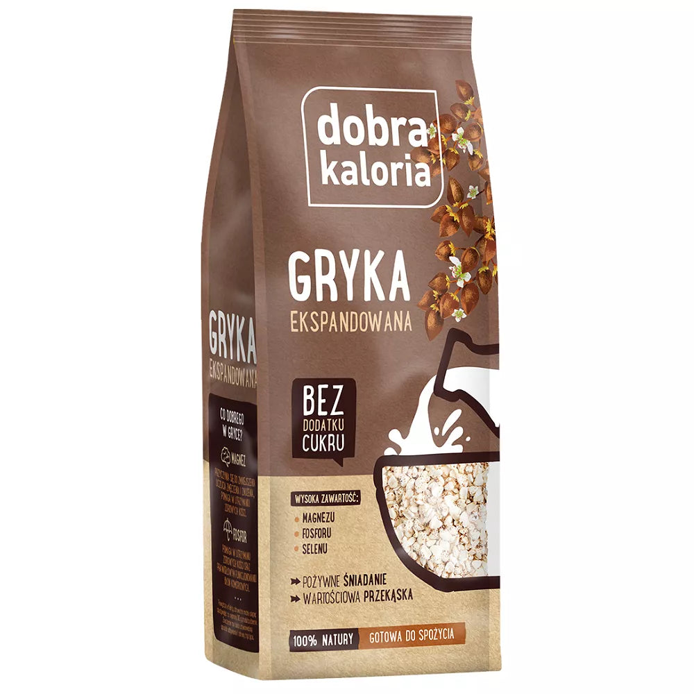 DOBRA KALORIA Orkisz ekspandowany, bez dodatku cukru (100g) - BIO