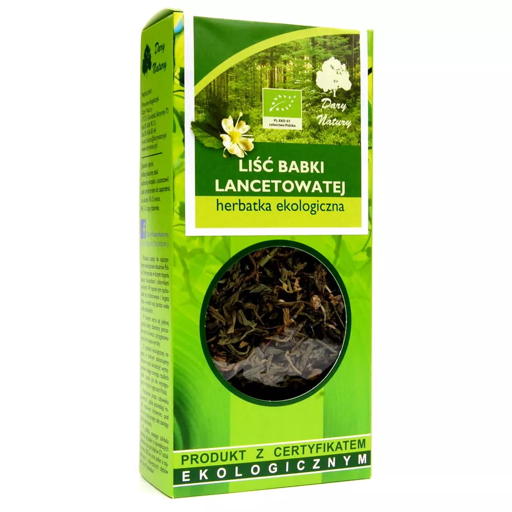 DARY NATURY Liść babki lancetowatej bio (25g)