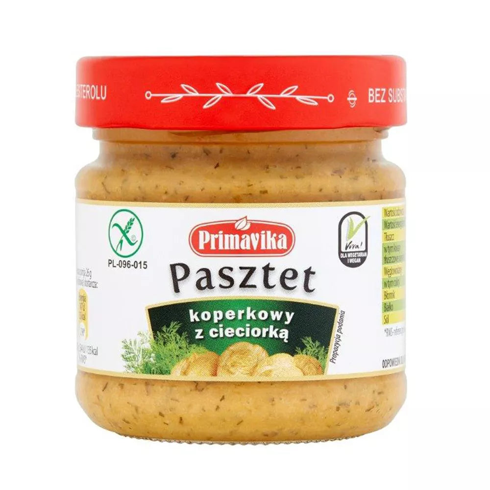 PRIMAVIKA Pasztet koperkowy z cieciorką (160g)
